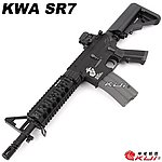 點一下即可放大預覽 -- KWA／KSC SR7 M4 CQB 全金屬電動槍，海豹托電槍（二代金屬 9mm BOX）