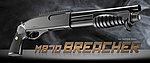 點一下即可放大預覽 -- 日本原裝 馬牌 MARUI M870 Breacher 全金屬瓦斯槍，短版泵動式散彈槍（拉一打三~六）