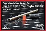 點一下即可放大預覽 -- 150mm~FALCON KWC KCB89 Tanfoglo CZ-75 專用精密管，內管，加長管，延長管