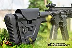 [黑色]-ICS 一芝軒 UKSR 戰術狙擊托，後托、槍托（適用AEG、GBB）