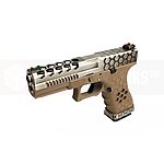 銀沙~AW Custom WE G17 克拉克 蜂巢版 瓦斯槍，手槍，BB槍(金屬滑套+金屬槍管)