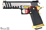 點一下即可放大預覽 -- 黑銀金 AW HI-CAPA HX2001 全金屬瓦斯槍(變色龍)，手槍，BB槍