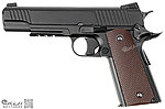 點一下即可放大預覽 -- KWC 新版 經典版 M45 Co2 全金屬 直壓槍（KC40DH）手槍，BB槍