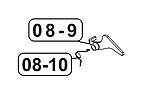 點一下即可放大預覽 -- VFC HK416A5 撞針鎖，閉鎖撞針 (零件編號#08-09、08-10)
