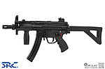 點一下即可放大預覽 -- SRC SR5-PDW 短版 MP5K 折疊托 CO2 衝鋒槍(COB-424TM)