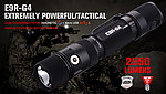 點一下即可放大預覽 -- POWERTAC E9R G4 高亮度 戰術槍燈 手電筒 IPX8防水(雙充電系統)