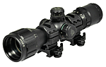 點一下即可放大預覽 -- UTG真品 3-9X32 紅／綠光 AO狙擊鏡 步槍鏡 瞄準鏡 瞄具 QD快拆式 抗震防水防霧 蚊子殺手