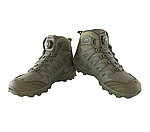 點一下即可放大預覽 -- [43號-軍綠]-ESDY旋轉扣鞋帶 快速系帶中筒戰術靴，戰鬥鞋，軍靴，登山靴，軍鞋