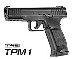 點一下即可放大預覽 -- Umarex T4E TPM1 11mm Co2槍 訓練用槍 克拉克 G17 居家防衛（含10個小鋼瓶、100橡膠彈）