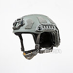 點一下即可放大預覽 -- [煙綠~M/L]-FMA SF Super High Cut 戰術頭盔A款 適抗噪耳機~TB1315A