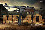 點一下即可放大預覽 -- SRC MP40 SR-40 標準版 Co2槍 GBB衝鋒槍 德國 二戰 COB-640TM Maschinenpistole 40