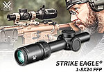 點一下即可放大預覽 -- 真品 VORTEX Strike Eagle® 1-8X24 FFP 狙擊鏡 瞄具 瞄準鏡 LPVO 短瞄，SE-1801