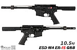 點一下即可放大預覽 -- [10.5吋]-ESD M4 ER-15 全金屬瓦斯槍 VFC GBB系統 7075鋁製鍛造槍身 超強後座力