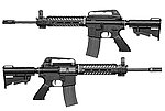點一下即可放大預覽 -- [民用版]-G&G 怪怪 GWT91-P 訓練版 電動槍 AEG 電槍 M-lok護木 電子板機 T91步槍 Training Rifle