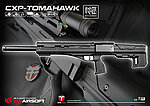 點一下即可放大預覽 -- [黑色]-一芝軒 ICS CXP-Tomahawk 犢牛式 手拉空氣狙擊槍 空氣槍 上供式彈匣~ICS-450