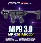 點一下即可放大預覽 -- G&G 怪怪 ARP9 3.0 緊緻型電動槍 AEG電槍 三發點放電子板機 CQB室內近戰利器 強化尼龍槍身 PDW M-lok護木