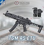 點一下即可放大預覽 -- G&G 怪怪 TGM R5 MP5電動槍 ETU電子板機，AEG衝鋒槍，M-lok金屬護木、摺疊槍托、魚骨夾具