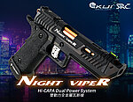 點一下即可放大預覽 -- SRC【Night Viper】Hi-Capa 刻字版 雙動力全金屬瓦斯槍（附槍箱）GBB手槍 捍衛任務 John wick 非TTI／STI