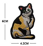 點一下即可放大預覽 -- 個性貓咪 造型臂章 刺繡 士氣章 魔鬼氈 魔術貼