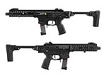 點一下即可放大預覽 -- [黑色]-G&G 怪怪 FAR 9 三折式電動槍 AEG步槍 ETU電子板機 摺疊電池槍托~FAR-9MM