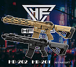 點一下即可放大預覽 -- [黑色]-HFC HB-201運動版電動槍 短版 AEG電槍、室內場CQB，新手入門推薦~HB-201