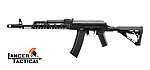 點一下即可放大預覽 -- [黑色]-LT AK74 RIS 全金屬電動槍，沖壓鋼、M-Lok護木、Delta後拖，AEG電槍~Lancer Tactical