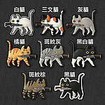點一下即可放大預覽 -- [白貓]-貓咪小刀膠章臂章、貓貓臂章、小貓咪能有什麼壞心思、士氣章、魔鬼氈、魔術貼、可愛寵物~KUI978