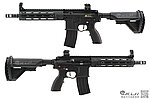 點一下即可放大預覽 -- [黑色短版]-LT Gen3 HK416D 全金屬電動槍，M-lok短版護木、AEG電槍~Lancer Tactical